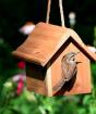 Модоор хийсэн шувууны байшин: зураг, хэмжээ, материал, чимэглэл, суурилуулалт